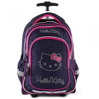 Trolley Hello Kitty Mallette Ordinateur à roulettes, 47 cm, Bleu