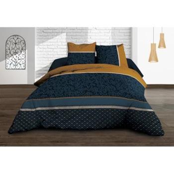 Coton pur 57 fils : Parure 140x190 cm – Housse et drap plat + 2 t – Branded Jules – Alix