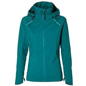 Basil Women's Waterproof Raincoat Skane turquoise green size L 2020