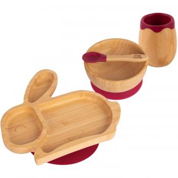 Bamboo Bunny Baby Feeding Set
