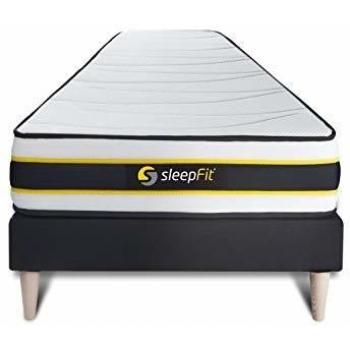 Matelas Flexy 90x190 + sommier kit Noir