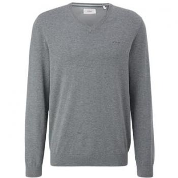 S.Oliver RED LABEL Strickpullover mit V-Ausschnitt, Größe XXXL