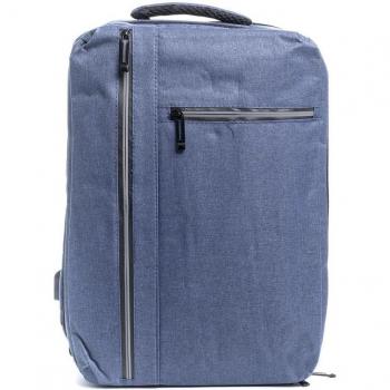 Mochila DAM de 30x14x42 cm con multiples compartimentos y porta laptop de 17