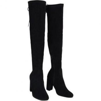 Stivali al ginocchio a tacco large Kels – Dorothy Perkins