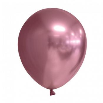 Ballon Rouge Miroir Chromé 30 cm – Pack 10 pièces