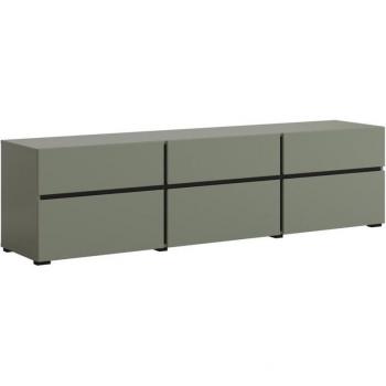 Mueble TV Lilia Verde 180 cm con 3 Puertas