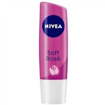 NIVEA Moisturizing Lip Balm Soft Rosé (4.8g)