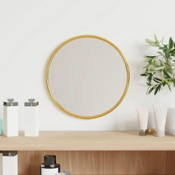 Miroir intérieur couleur or, 20 cm de diamètre – vidaXL