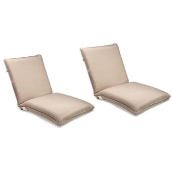 Sedia‑Cuscino Fluffy Portable con Schienale