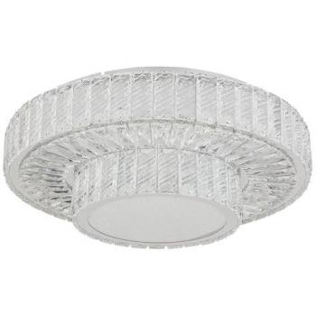 LED Deckenleuchte Kronleuchter Chrom K5 Kristalle