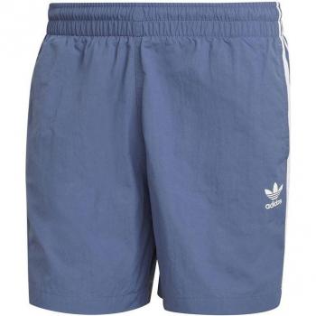 Pantalones Adidas Adicolor Swim Azul 3 Cintas para Hombre