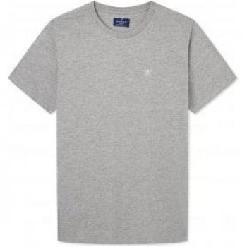 Herren-T-Shirt Hackett Classic – Grau (L) – Heimtextilien 20013