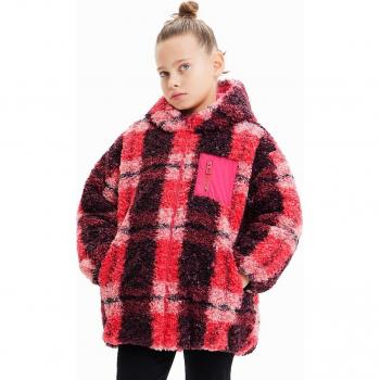Desigual Blake Giacca A Quadri Rosa