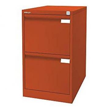 Bisley Hängeregistratur, 1-bahnig, mit 2 Schubladen, DIN A4, orange