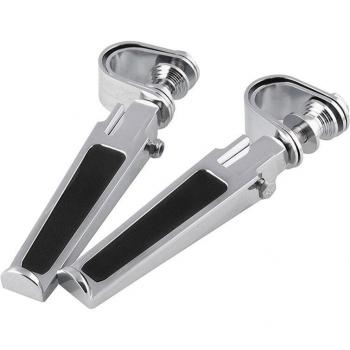 Kit de abrazaderas antivibración para reposapiés de motocicleta 1 a 1,25 (1 1/4) para Softail Touring Sportster Sport Glide FXRT