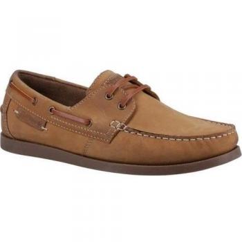 Cotswold Bartrim mocassins en cuir pour hommes 9 UK marron