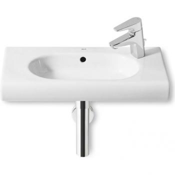 Lavabo mural Roca Meridian porcelana blanco agujero lado derecho 600mm x 320mm x 130mm A32724T000