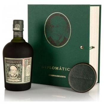 Diplomatico Reserva Exclusiva Ron 40% 0,7l mit Untersetzern