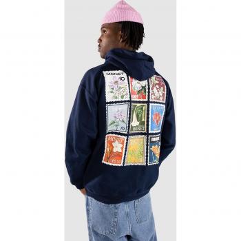 Hoodie floral bleu à logos Skateboards