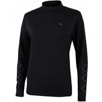 Island Green Black Thermal Golf Top UK Size 16