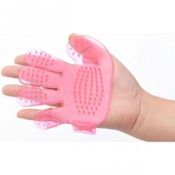 Gant de toilettage en silicone souple