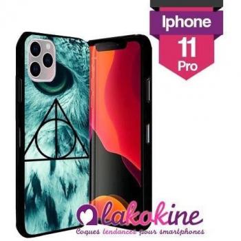 Harry Potter Hallows Eyes Silicone Cover for iPhone 11 Pro