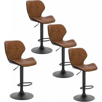 Tabouret de Bar Similicuir EUGAD