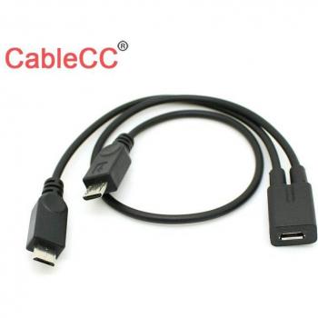 2-in-1 Mikro USB Lade-Splitter
