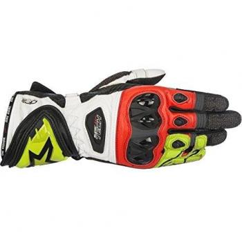 Guanti Moto Alpinestars Supertech Racing Nero Rosso Giallo taglia S