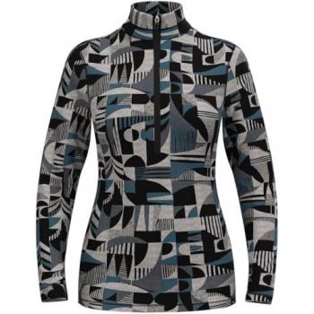 ODLO MERINO HERITAGE Fleece für Damen, M, provincial blue/black