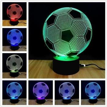 Lumière de Nuit Lampe 3D LED USB Football