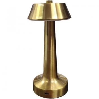 Lampe Dorée à Effet Tactile
