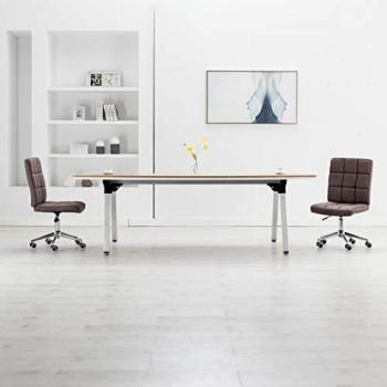 Sillas de comedor tapizadas 2 unidades