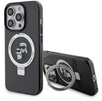 Karl Lagerfeld Ringstand Hülle für iPhone 15 Pro Max