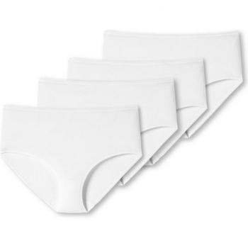 Pack de 4 Slips Blancs pour Femme