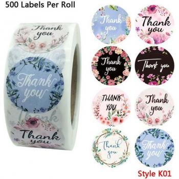 Pegatina Floral Gratitud 4