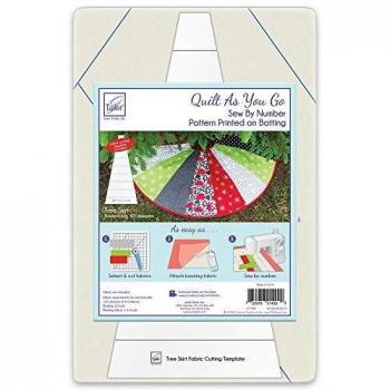 June Tailor White Quilt-as-You-Go Tree Skirt Batting