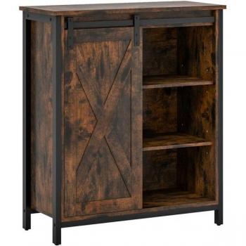 Holzsideboard im Farmhaus-Stil mit 6 Fächern
