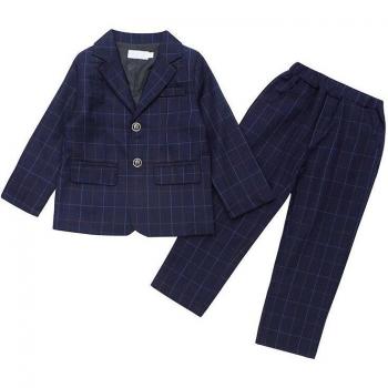 Boys Casual Blazer and Pants Outfit