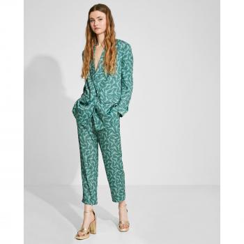 Naëlle: pantalones femeninos de corte recto y estampados, con bolsillos laterales