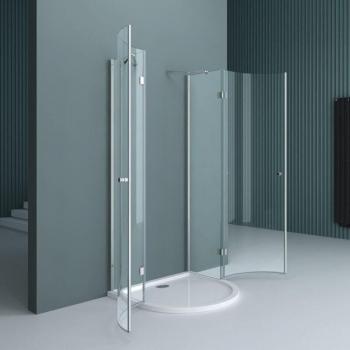 Cabine Douche Ronde 90x90 Verre Sécurité 8mm Ravenna03K