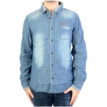 Camicia a maniche lunghe Deeluxe Blu 90965