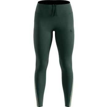 ODLO Damen Lauftight Essential Thermal in Dunkelgrün | M