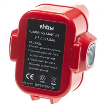 Batterie haute capacité Makita 192595‑8 à 193099‑3 – 1500 mAh NiMH 9,6 V