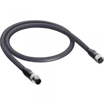 Belden 10968-1 Pre-Fabricated M12 Data Cable, 5m, Straight Connectors