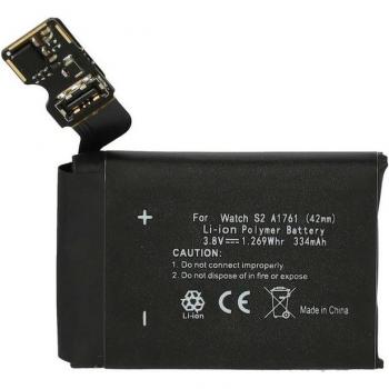 PowerPack VHBW – batteria compatibile Apple Watch (A1758 / A1817) 334 mAh, 3,8 V Li‑Poly con set utensili
