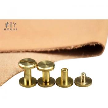 Brass Nail Set – 10pcs – Photo Album, Book & Craft Buckles