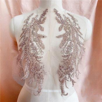 Perles de dentelle pour robe de soirée