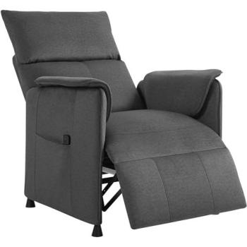 ReclinePlus 1‑Seater Elderly Power Chair – Dark Grey