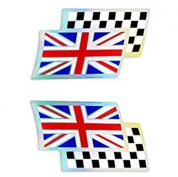 Bandiere UK 3D 4R Adesivi